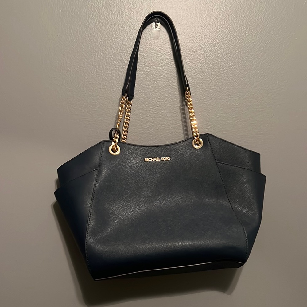 Navy Blue Michael Kors Purse